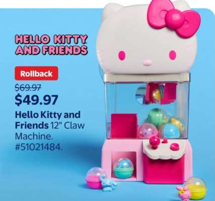 Hello Kitty and Friends 12" Claw Machine