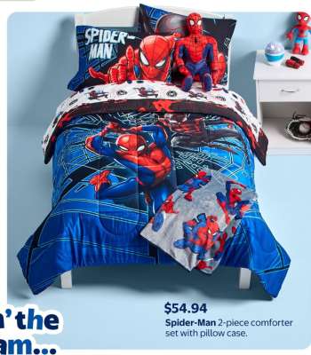 Spider-Man 2-piece comforter set with pillow case