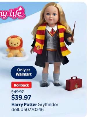 Harry Potter Gryffindor doll