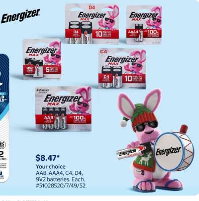 ENERGIZER BATTERIES