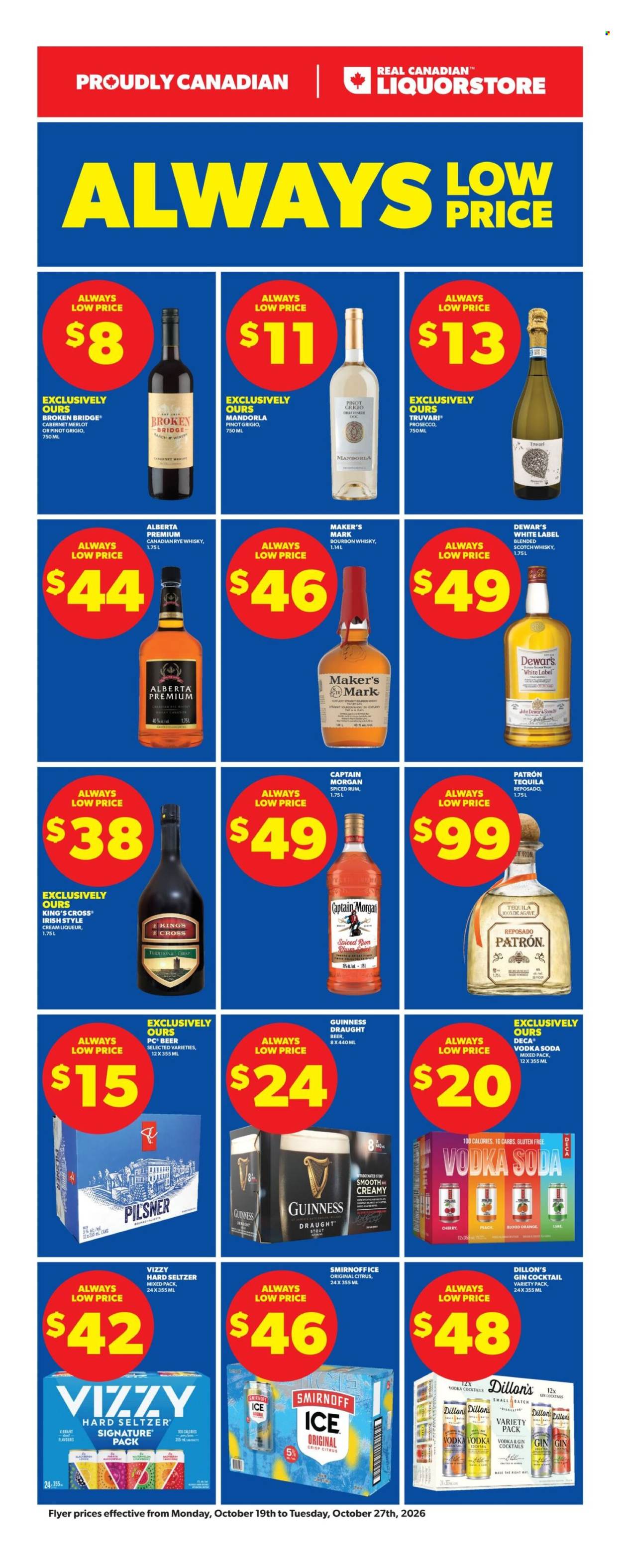 Real Canadian Liquorstore flyer  - October 19, 2026 - October 27, 2026. Page 1