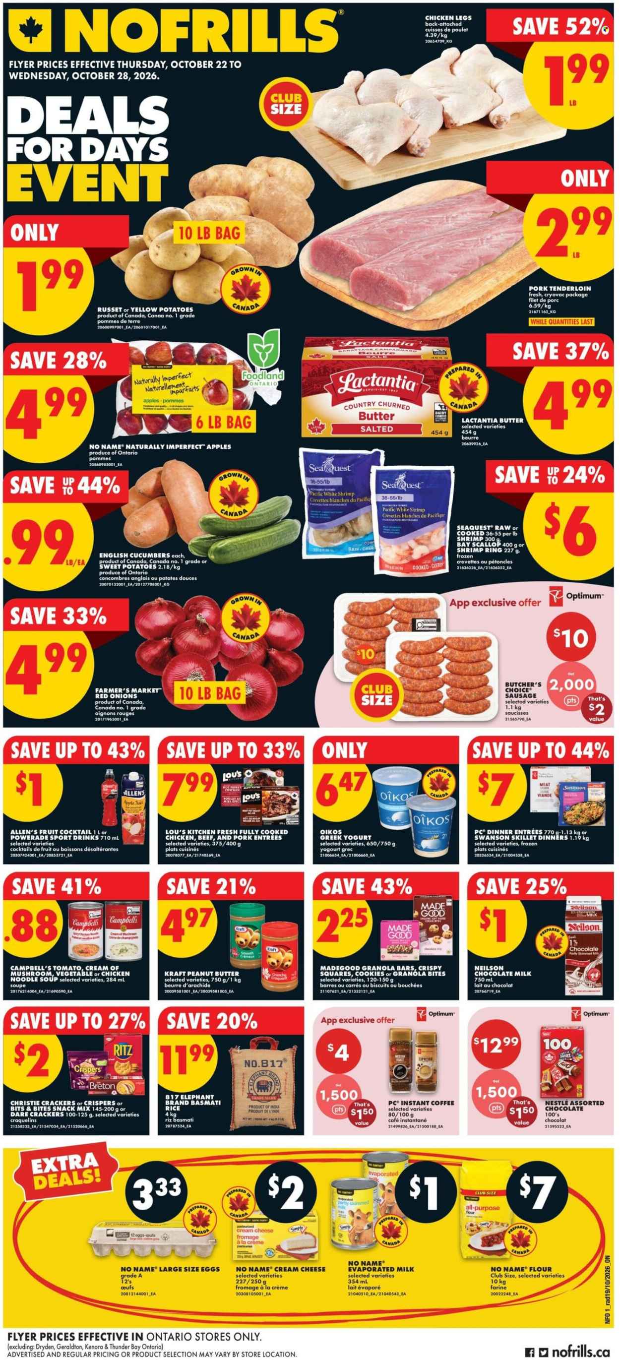 No Frills flyer  - October 22, 2026 - October 28, 2026. Page 1