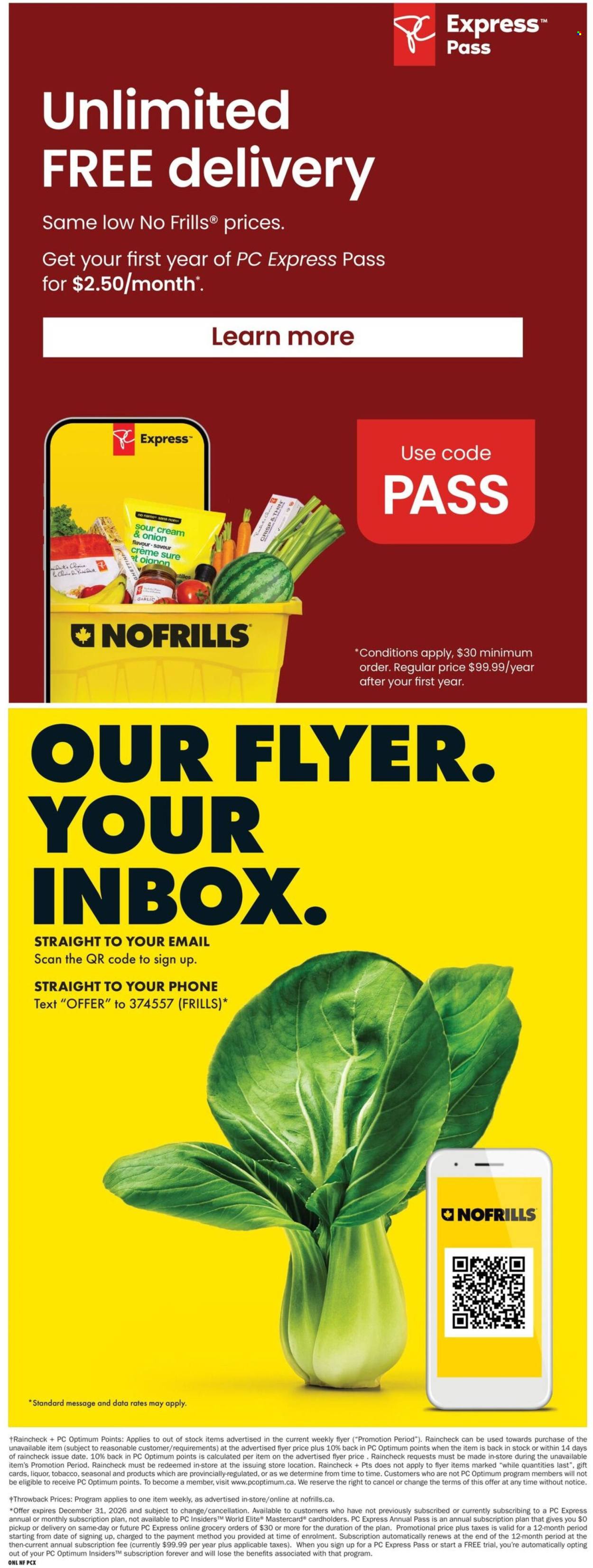 No Frills flyer  - October 22, 2026 - October 28, 2026. Page 16
