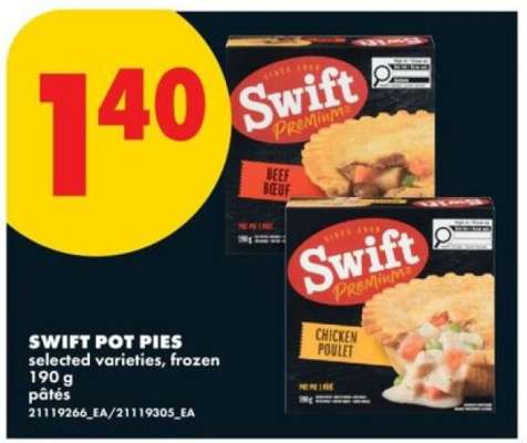 SWIFT POT PIES