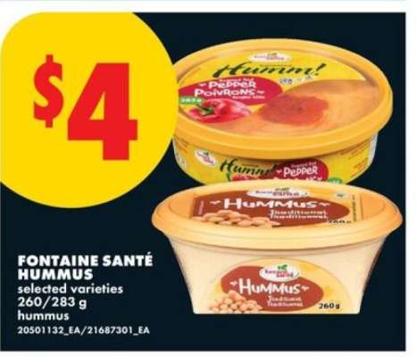 Fontaine Santé Hummus