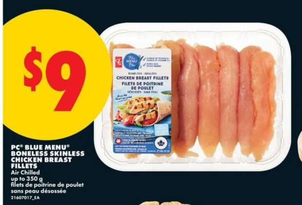 PC Blue Menu Boneless Skinless Chicken Breast Fillets