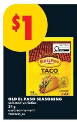 OLD EL PASO SEASONING
