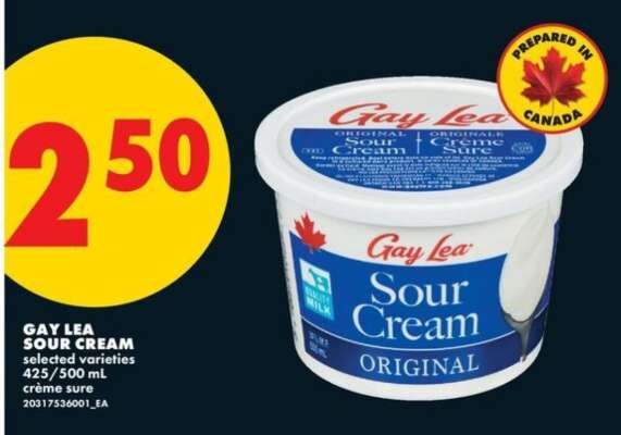 GAY LEA SOUR CREAM