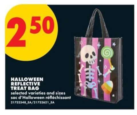 HALLOWEEN REFLECTIVE TREAT BAG