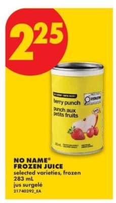 NO NAME FROZEN JUICE