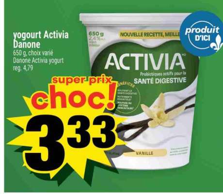 YOGOURT ACTIVIA DANONE