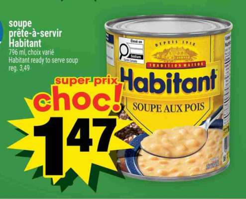 SOUPE PRÊTE-A-SERVIR HABITANT
