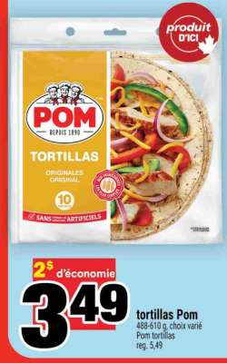 TORTILLAS POM