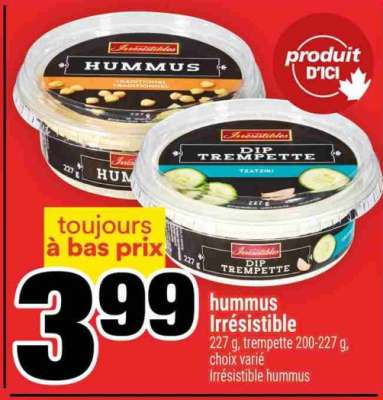 HUMMUS IRRESISTIBLE