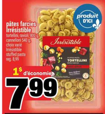 PÂTES FARCIÈS IRRÉSISTIBLE