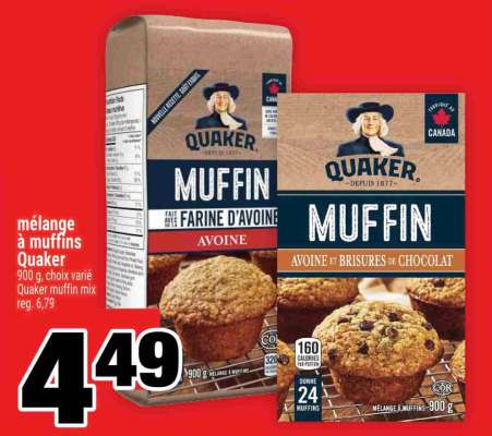 MÉLANGE À MUFFINS QUAKER