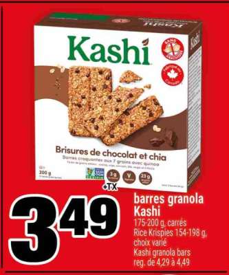 barres granola Kashi