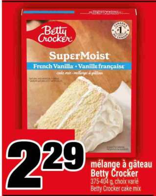 MÉLANGE À GÂTEAU BETTY CROCKER