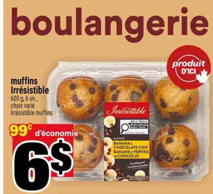MUFFINS IRRÉSISTIBLE