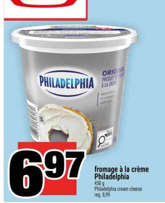 FROMAGE À LA CRÈME PHILADELPHIA