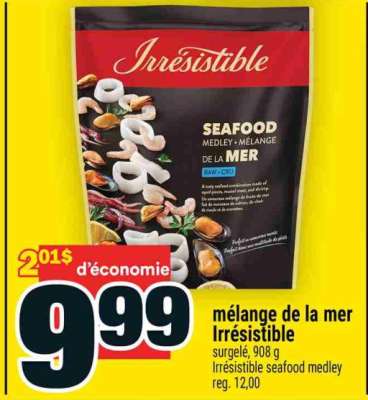 mélange de la mer Irrésistible