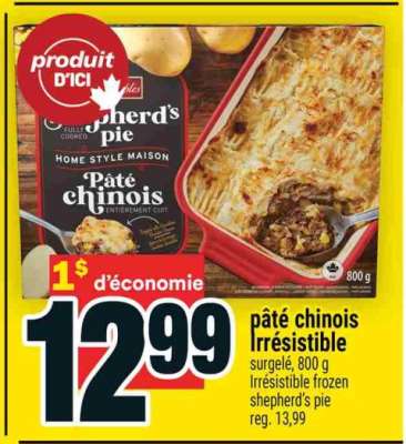 pâté chinois Irrésistible