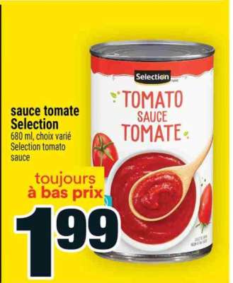 SAUCE TOMATE SELECTION