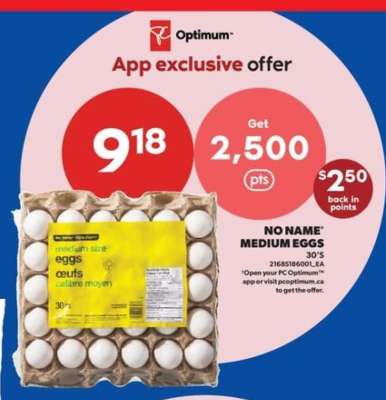 NO NAME MEDIUM EGGS