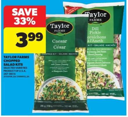 Taylor Farms Chopped Salad Kits