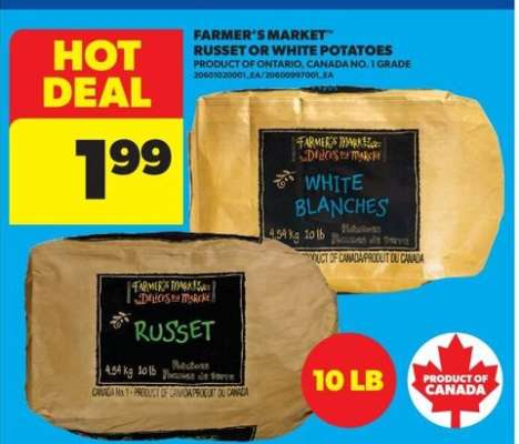 Farmer's Market Russet or White Potatoes