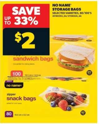 No Name Storage Bags