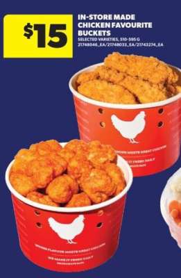 In-Store Made Chicken Favourite Buckets