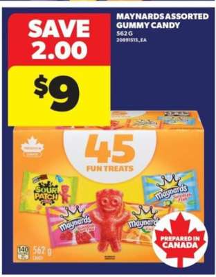 MAYNARDS ASSORTED GUMMY CANDY