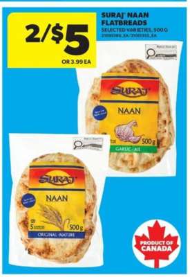 Suraj Naan Flatbreads