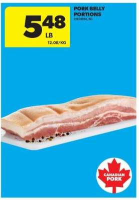 Pork Belly Portions