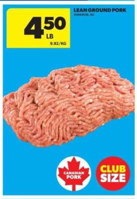 LEAN GROUND PORK