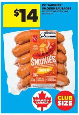 PC Smokies Smoked Sausages