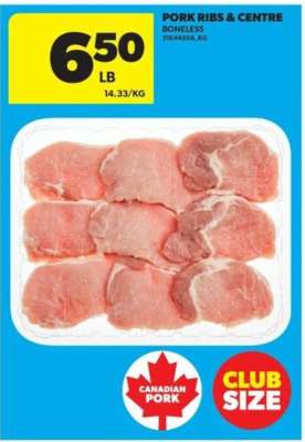 Pork Ribs & Centre