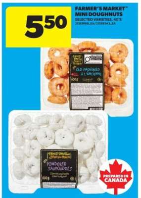 Farmer's Market Mini Doughnuts