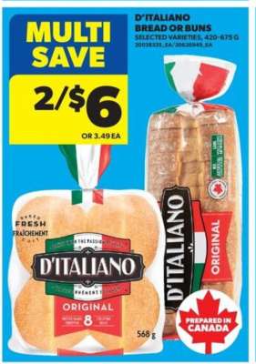 D'Italiano Bread or Buns