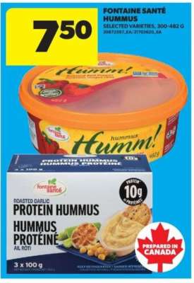 Fontaine Santé Hummus