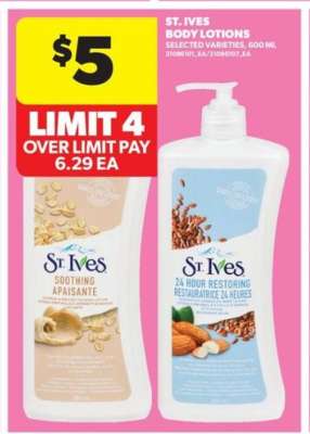 ST.IVES BODY LOTIONS