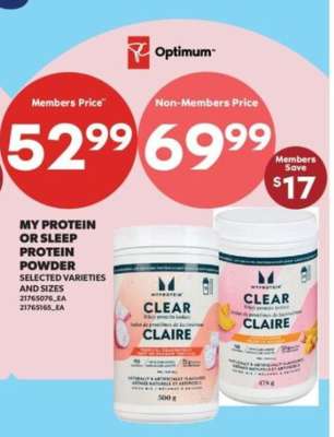 My Protein or Sleep Protein Powder