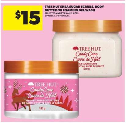 Tree Hut Shea Sugar Scrubs, Body Butter or Foaming Gel Wash