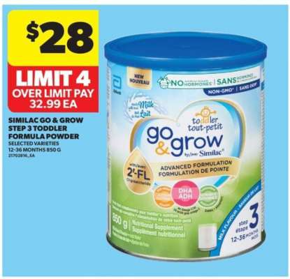 Similac Go & Grow Step 3 Toddler Formula Powder