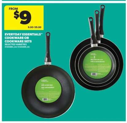 Everyday Essentials Cookware or Cookware Sets