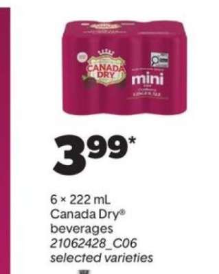 Canada Dry Beverages