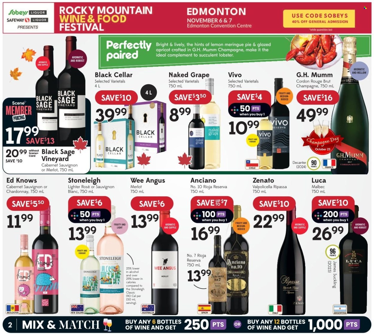 Sobeys Liquor flyer  - October 22, 2026 - October 28, 2026. Page 2