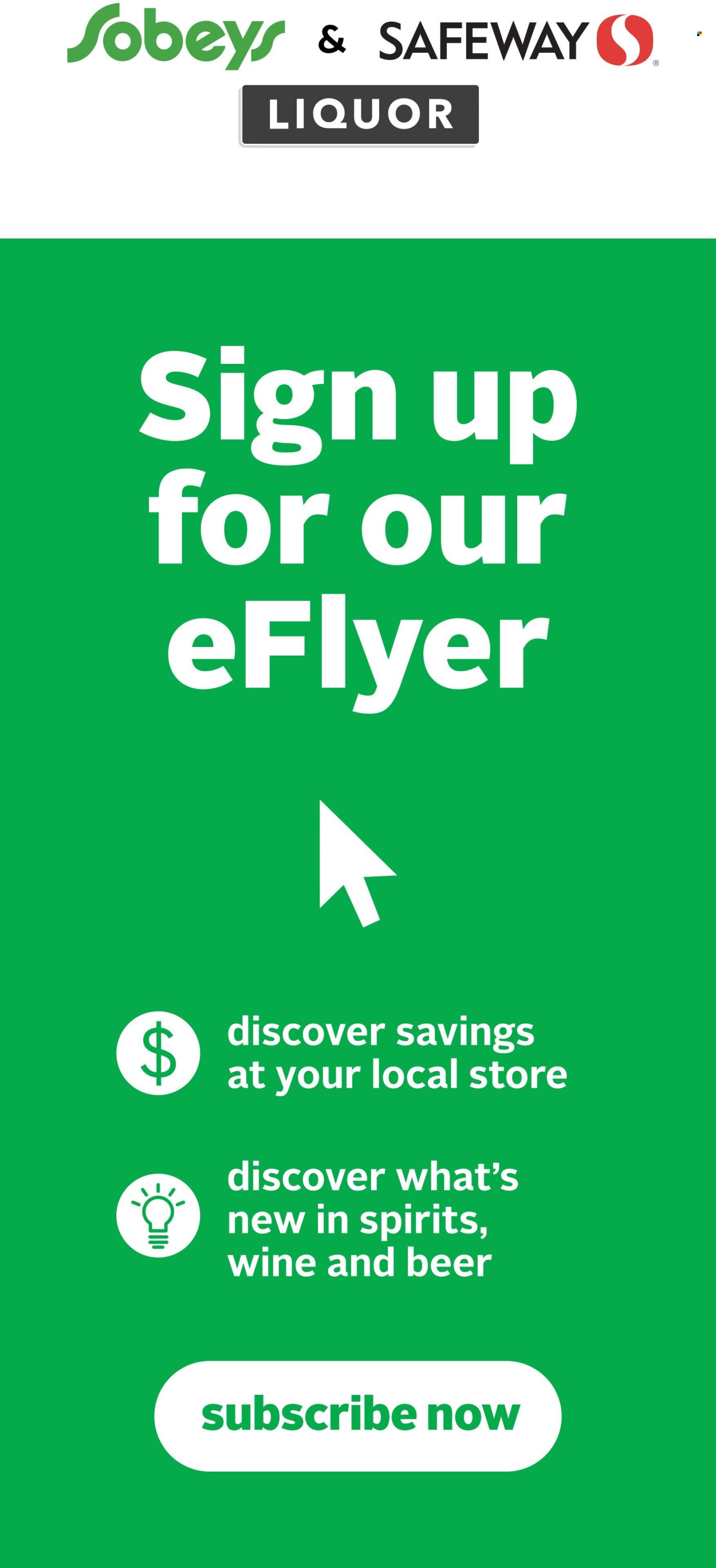 Sobeys Liquor flyer  - October 22, 2026 - October 28, 2026. Page 4