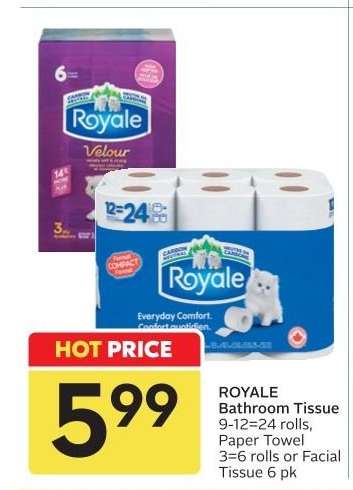 ROYALE BATHROOM TISSUE